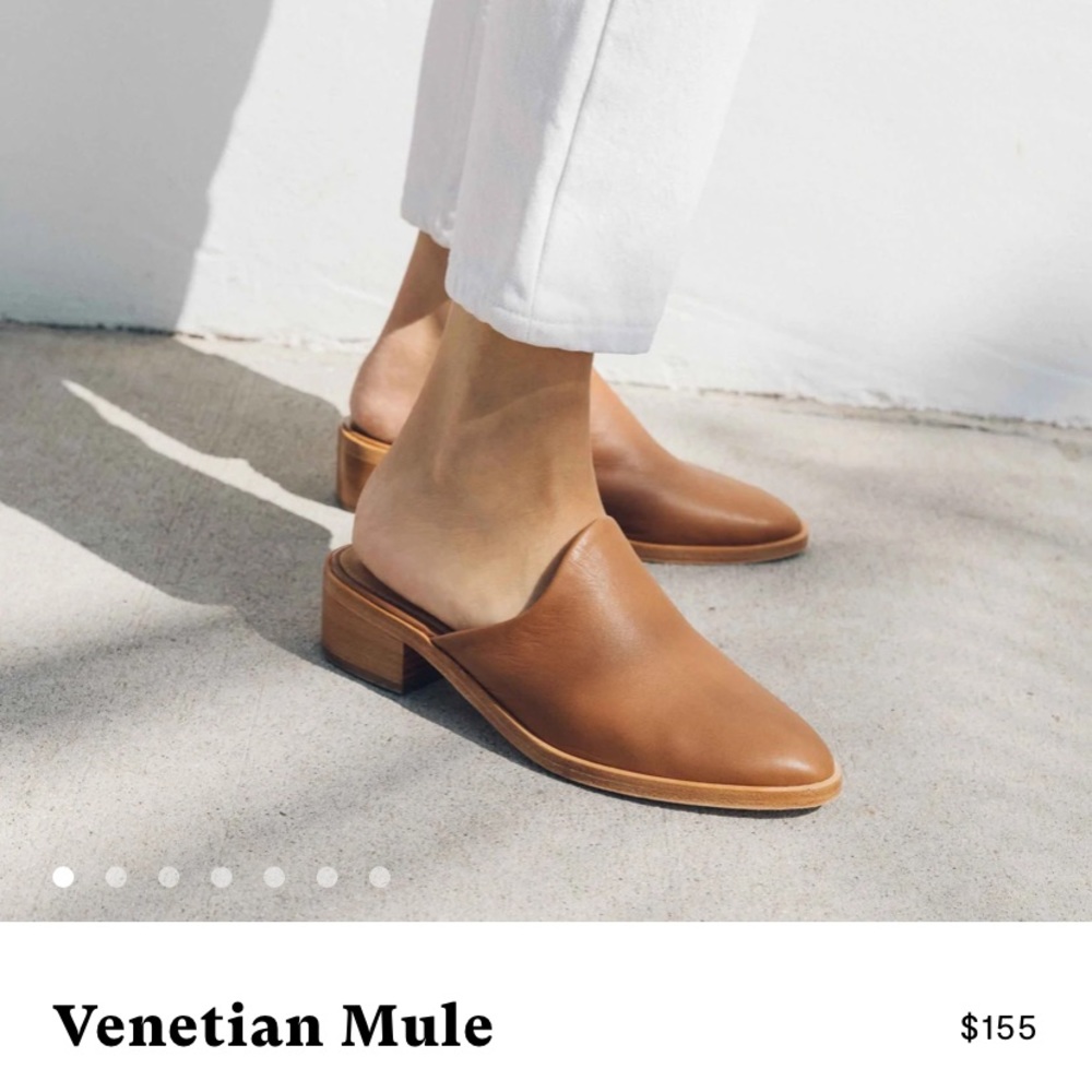Soludos Venetian Mule *LIKE NEW* size 9 Tan